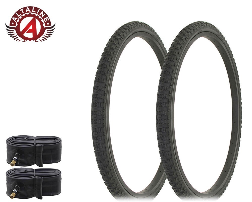2 AltaLine Bicycle PEROFRMANCE Tires 26" x 1.75" COMP III BMX KNOBBY w/TUBES.
