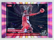 Shai Gilgeous-Alexander 2021-22 Donruss Franchise Features Holo Pink Laser #25