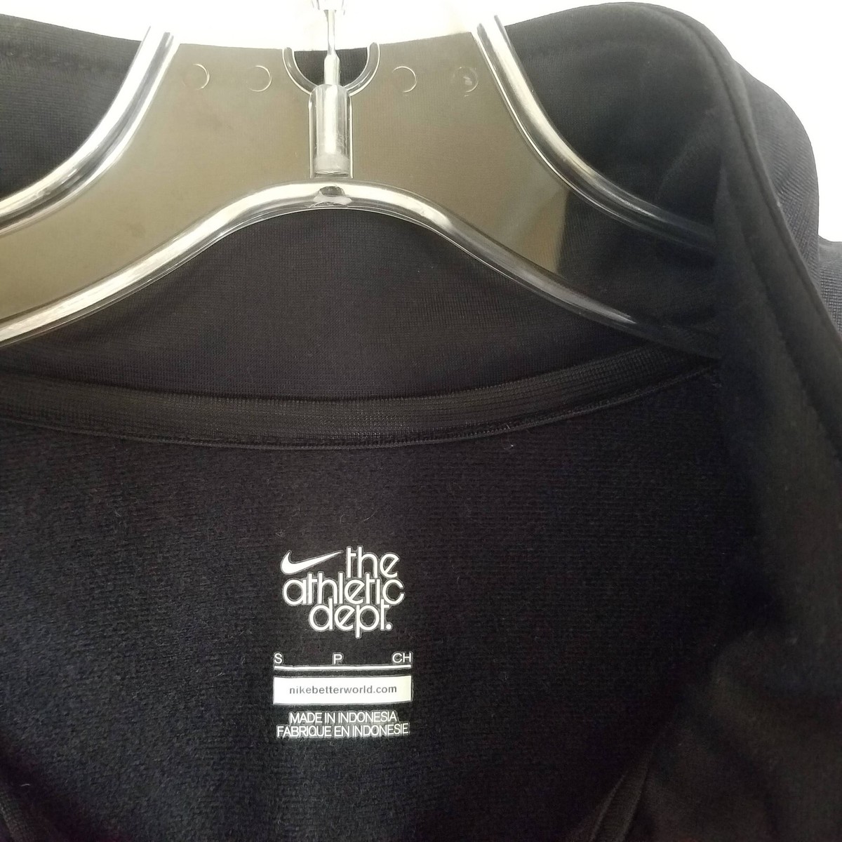Nike Athletic Dept Mens Black Full Zip Lightweight Casual