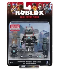 RARE - Roblox Dueldroid 5000 Figure with Virtual Item Code Brand New