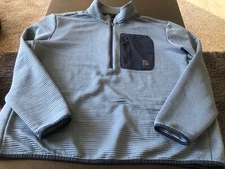 Alaskan Hardgear by Duluth Trading Mens XXL Standard Fit 1/4 Zip Mock Sweater A5