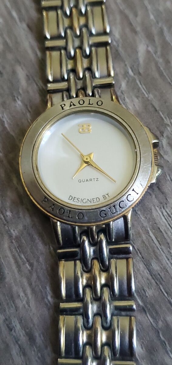 Vntg.Paolo Designed By Paolo Gucci Elegant Two-tone Vntg.Paolo Designed By Paolo Gucci Elegant Two-tone