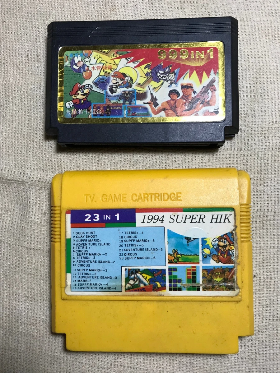 Game Cartridges For Dendy 23 In 1 Super Hik Board With Other Games.