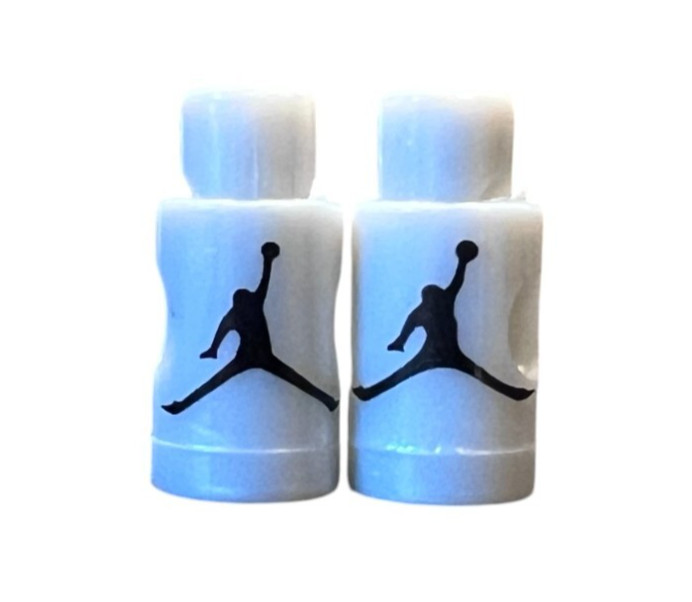 Nike Air Jordan VI Lace Locks Silver Grey Base Black Jumpman