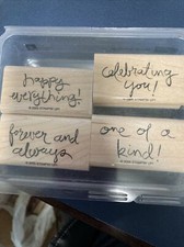Stampin' Up retired "Mixed Greetings" Stamp set of 4