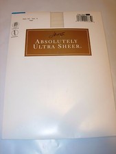 WOMENS HANES ULTRA SHEER PEARL BEIGE STOCKINGS CONTROL PANTYHOSE NYLONS SIZE B