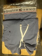 TOMMY HILFIGER PULLOVER HOODIE Rare Color   Blue Horizon   Men  s Large NWT