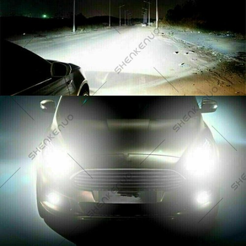 For 2008-2014 Dodge Challenger 4PC White LED Headlights + Fog Light Bulbs Kit - Picture 2 of 12