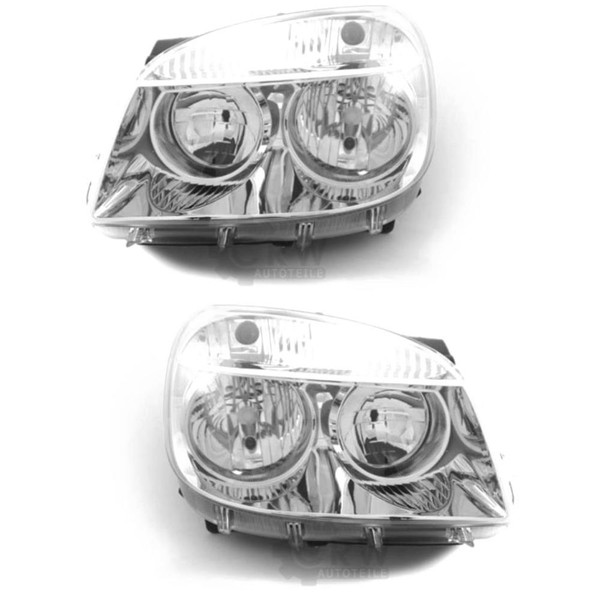 Halogen Scheinwerfer Set FüR Fiat Doblo 119 1.4 1.3 D Multijet 223-image