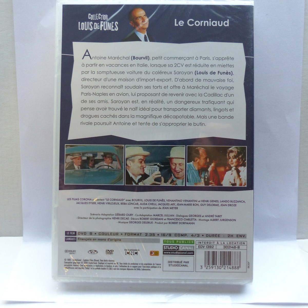 テープ DVD NEUF Scellé Le corniaud BOURVIL GERARD OURY LOUIS DE FUNES | eBay