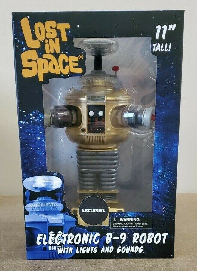 Lost In Space Electronic Lights & Sounds B9 Robot Golden Boy Lost In Space Electronic Lights & Sounds B9 Robot Golden Boy
