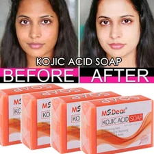 Kojic Acid Soap Dark Spot Remover Skin Lightening Face Whitening Body Bleaching~