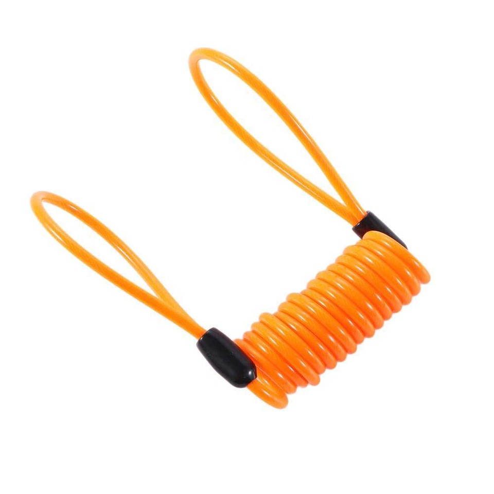 Motorcycle Spring Cable Lock Alarm Disc Lock Security Reminder Anti