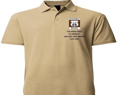 US ROUTE 66 *SAN FIDEL-NEW MEXICO* EMBROIDERED POLO SHIRT/SWEAT/JACKET.