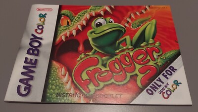 Frogger 2 (Nintendo) (Gameboy Color, GBC) MANUAL ONLY EXCELLENT!! | eBay