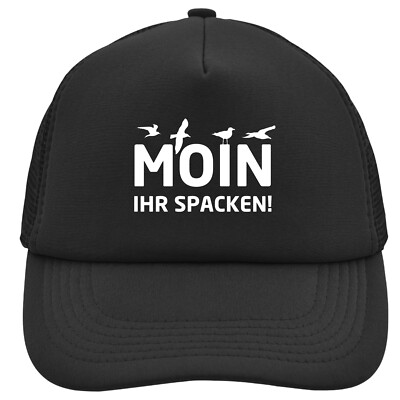 Moin Your Packing Trucker Cap Snapback Hat Cap Fun Mesh Baseball Cool Black
