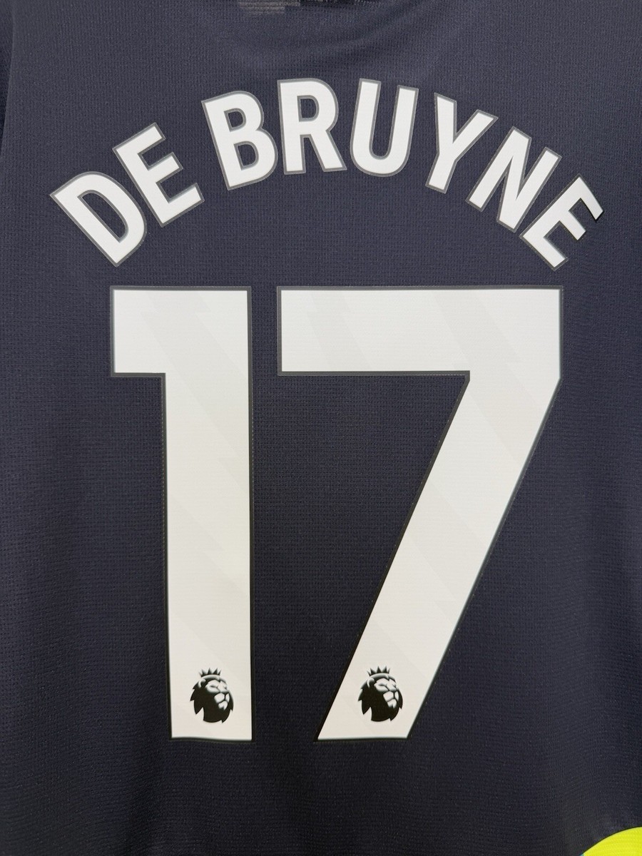 De Bruyne #17 Men's MEDIUM PUMA Manchester City Away Fan Jersey | eBay