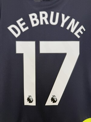 De Bruyne #17 Men's MEDIUM PUMA Manchester City Away Fan Jersey | eBay