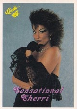 Sensational Sherri Martel 1990 WWF Wrestling Trading Card Classic WWE Diva #18