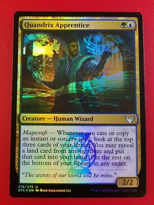 1x Quandrix Apprentice | FOIL | Strixhaven School of Mages | MTG Magic Cards