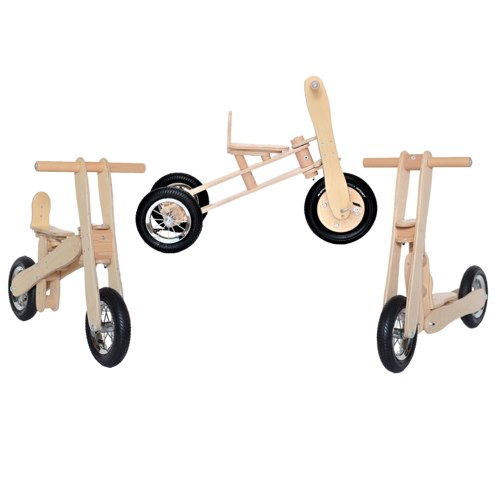 Laufrad Holz 3in1 Lauflernrad Holzlaufrad Kinder Laufrad Ab 1 Jahr