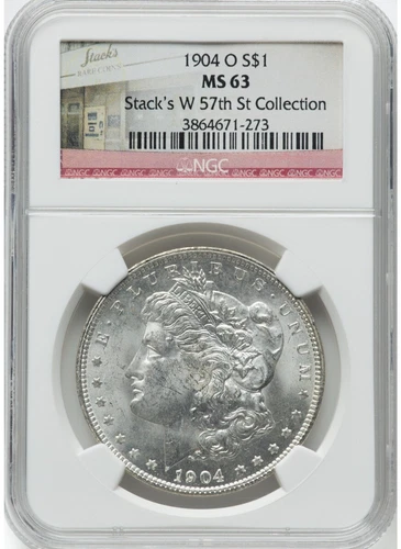 1904-O Morgan Dollar S$1 NGC MS63