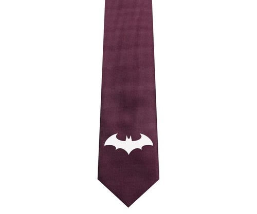 Cool Batman Men Woven Skinny Groom 2.5" Party Tie Necktie Cufflink Cuff Link - Picture 5 of 29