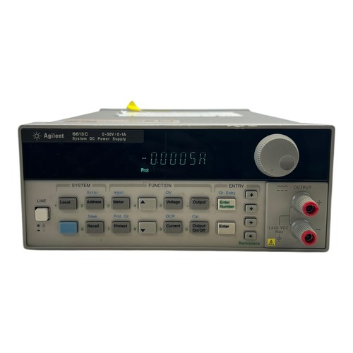 AGILENT 6613C SYSTEM DC POWER SUPPLY 0-50V 0-1A - 第 1/10 張圖片