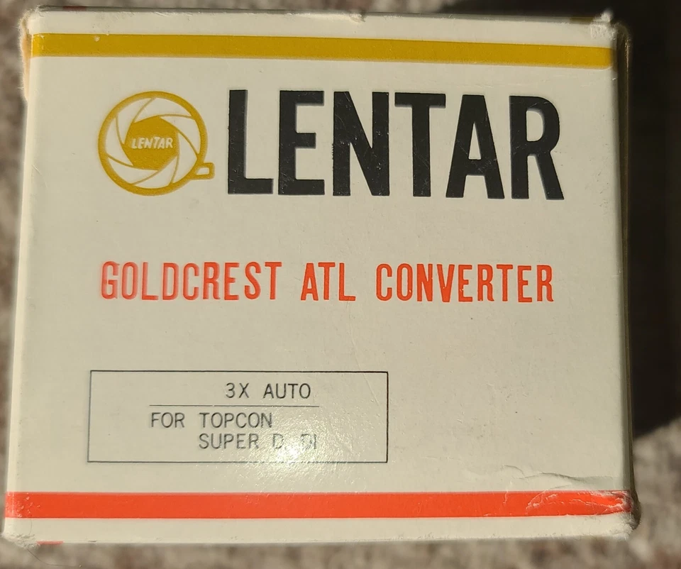 Convertidor Lentar Topcon Goldcrest ATL 3x, en caja N.O.S. 9+++ Foto 2 de 4