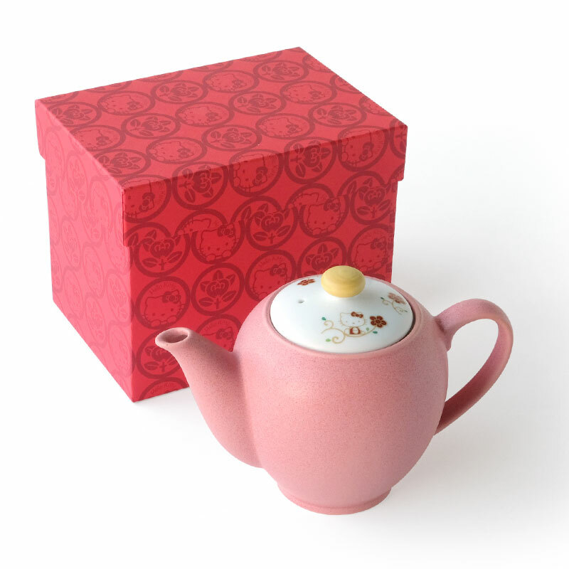 SANRIO HELLO KITTY TACHIKICHI POT with Box Porcelain (Mino) Maide