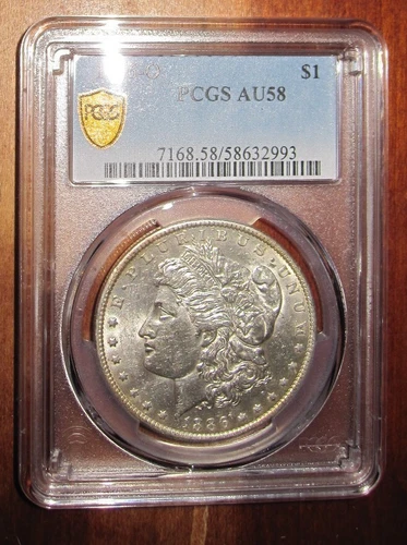 1886-O Morgan Dollar AU58 PCGS Low Mintage