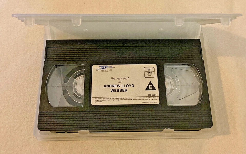 The Very Best of Andrew Lloyd Webber VHS 1994 FSK0 61Min. - Bild 3 von 4