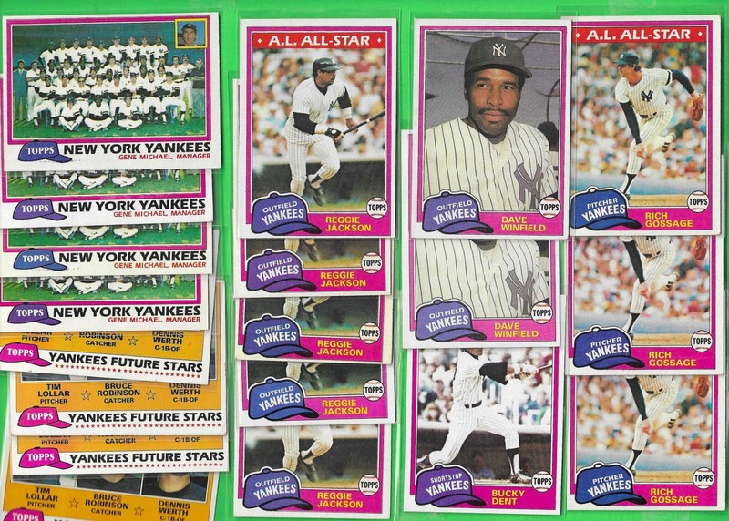 🔥 Yankees Card Lot (135+) – Reggie,Winfield, Judge, A&G, Volpe, Ruth, Jeter