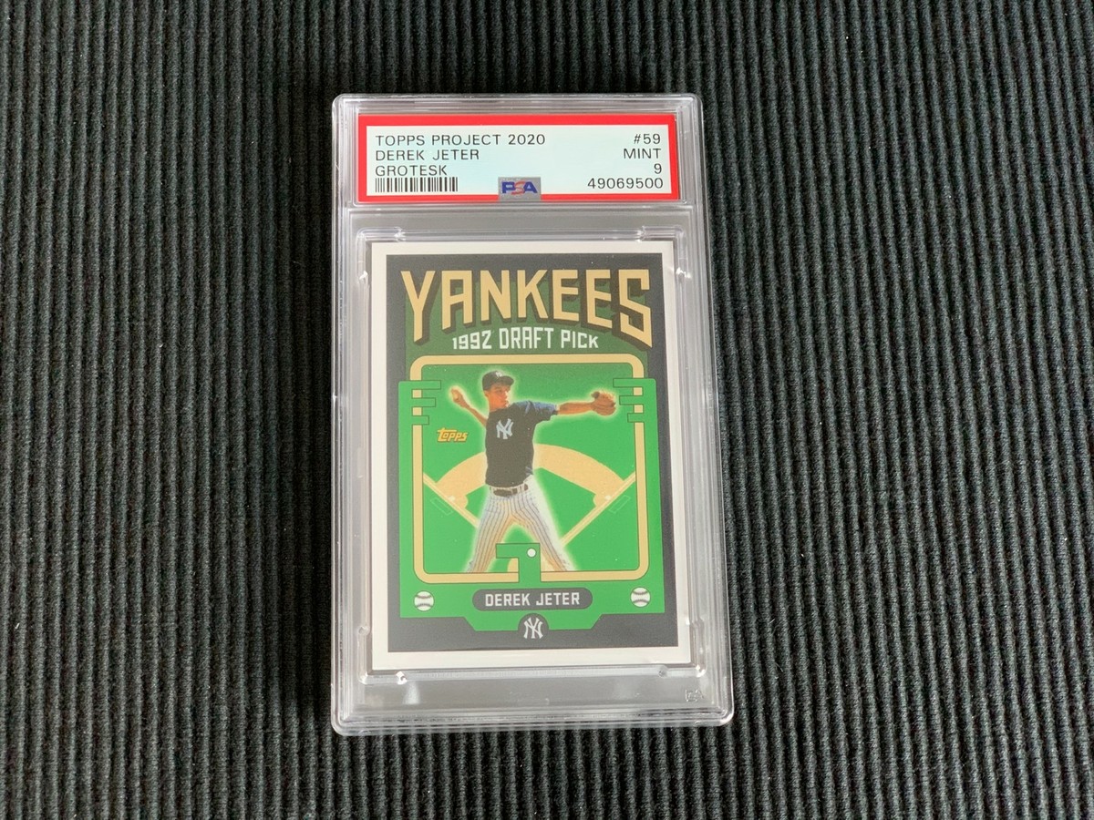 小物 Jeter 2020 TOPPS PROJECT #59 DEREK JETER / GROTESK *PSA 9 MINT