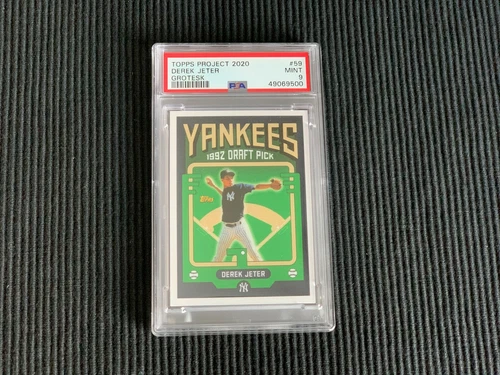 2020 TOPPS PROJECT #59 DEREK JETER / GROTESK *PSA 9 MINT*  YANKEES
