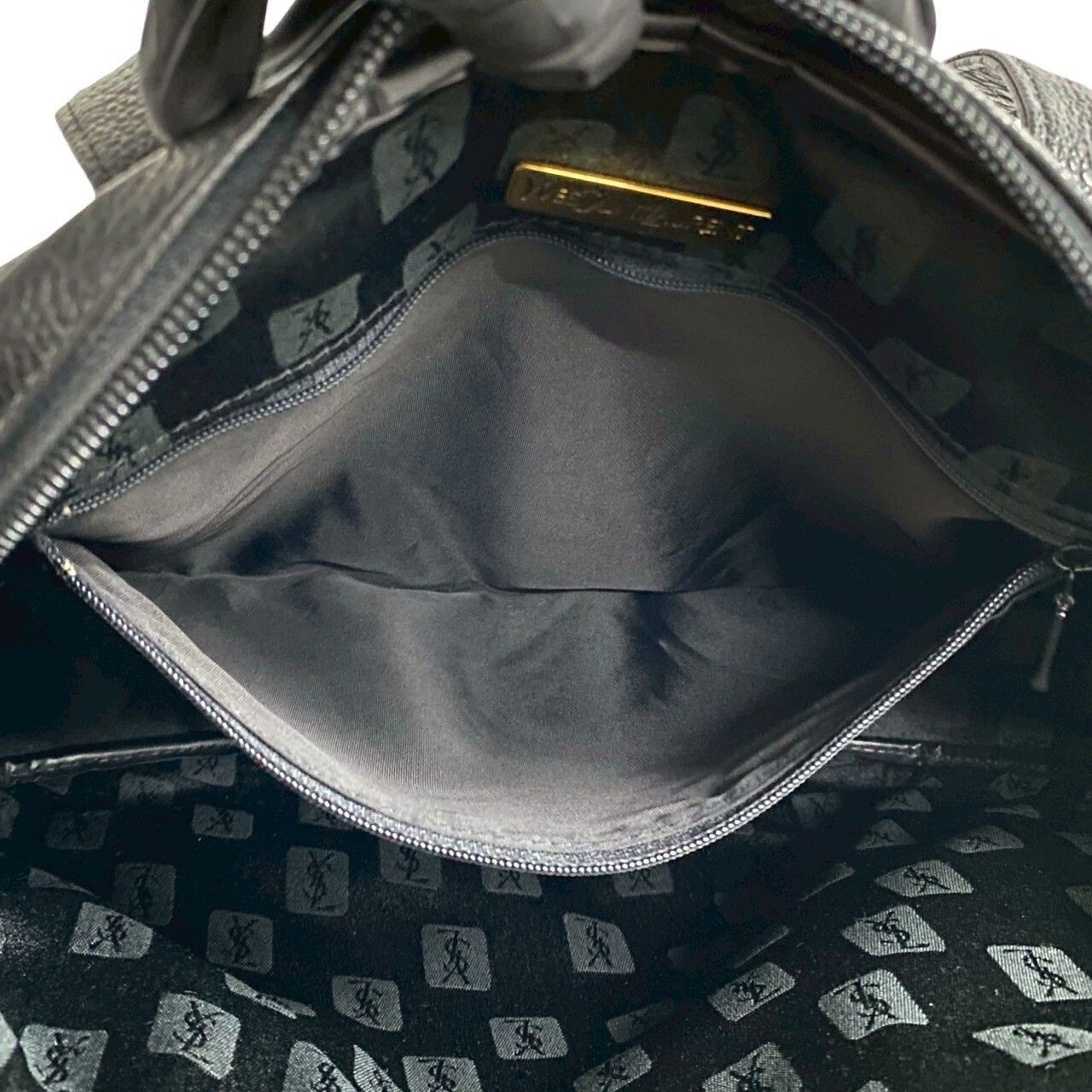 Borsa a tracolla Yves Saint Laurent YSL Cassandra vintage pelle nera F0622196