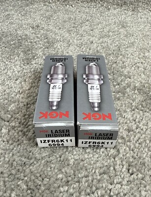 2 pc NGK 6994 IZFR6K11 Laser Iridium Spark Plugs for XP5224 VK20PRZ-11 bc