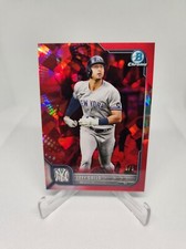 2022 Bowman Chrome Sapphire Joey Gallo Red Cracked Ice SSP 5/5 
