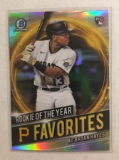 2021 Bowman KeBryan Hayes R/C Chrome ROY Favorites