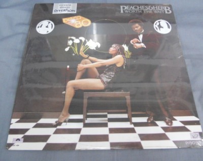 PEACHES & HERB -WORTH THE WAIT- 1980 RARE MEXICAN LP STILL SEALED DISCO