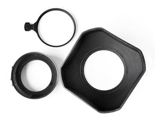Linhof Universal Big 120x120mm 60/70 Lens Hood w/ 51/60 Adapter, Filter Holder