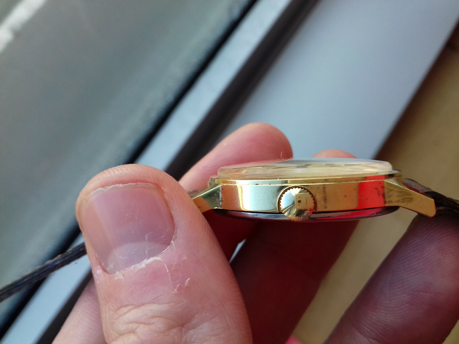Montre Vintage Suisse Halcon 'Egg' Des Années 60 - Mécanique Manuelle, Unisexe, Neuf Avec Étiquettes