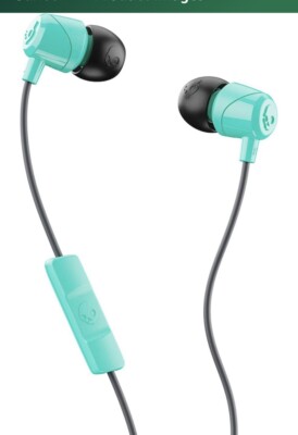 Skullcandy JIB In-Ear Noise-Isolating Earbuds with Microphone & Remote Wired NEW