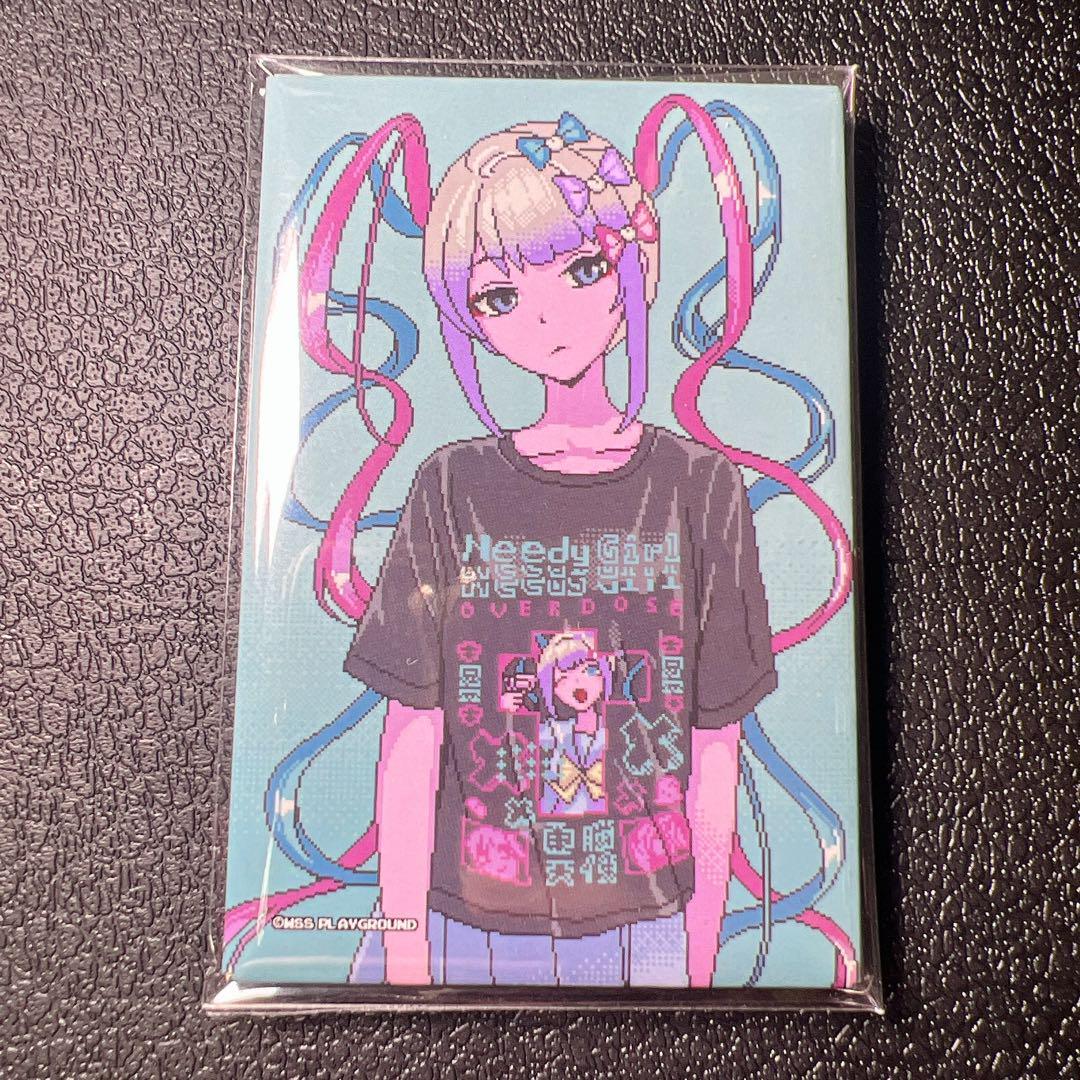 NEEDY GIRL OVERDOSE Chotenchan Can Badge Anime character Animation