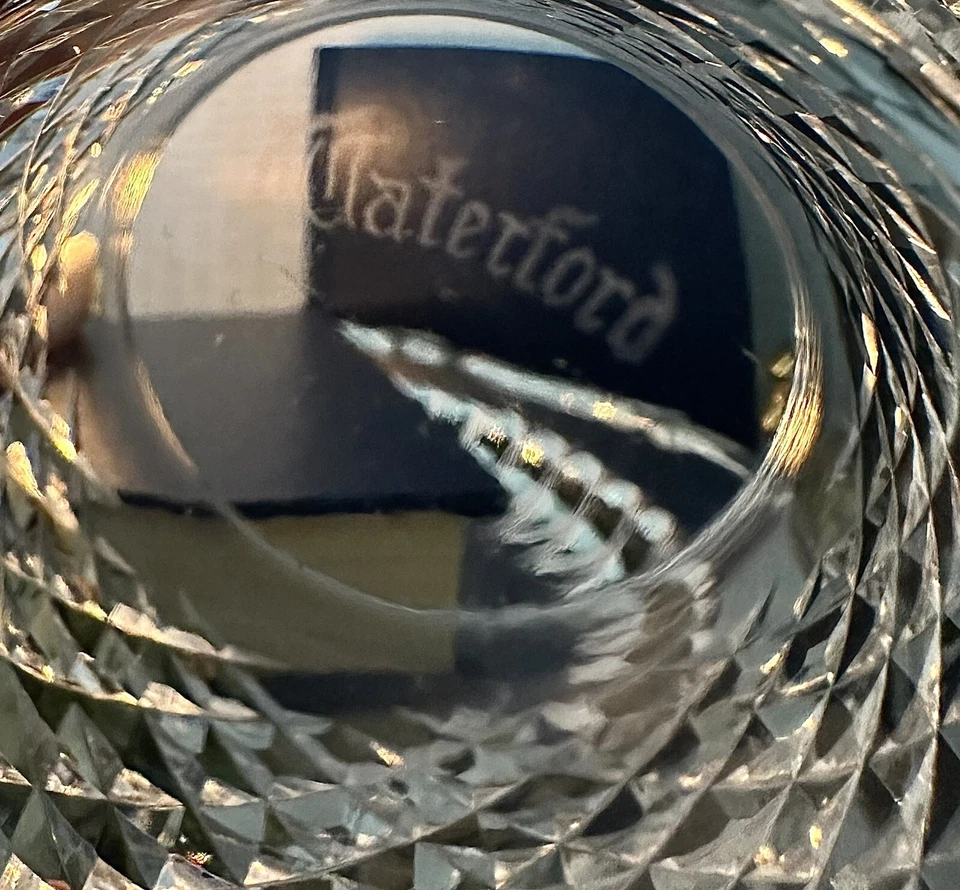 Vidrio de cristal Waterford doble antiguo Alana 12 OZ antiguo Alana-2 Foto 4 de 4