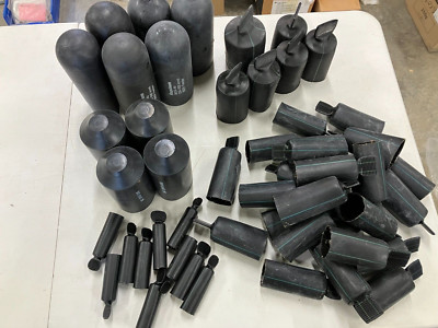 (LOT OF 60) 3M / Raychem Heat Shrink End Cap