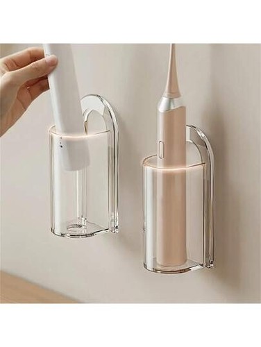 Wall Mounted Electric Toothbrush Holder Toothpaste Stand Bathroom Organiser - Picture 4 of 4