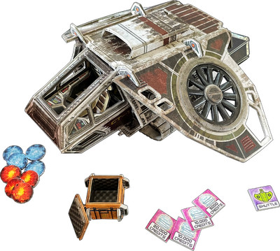 Core Space First Born: Patrol Class Shuttle - Battle Systems Starship Mini YHP