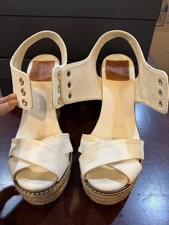 TORY BURCH ESPADRILLE HEELS SZ 7B