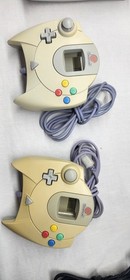 Sega Dreamcast Console HKT-3029 Bundle With Cables, 2 Controller and VMU Tested!